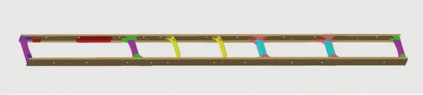 Lightweight and single-layer frameh4h